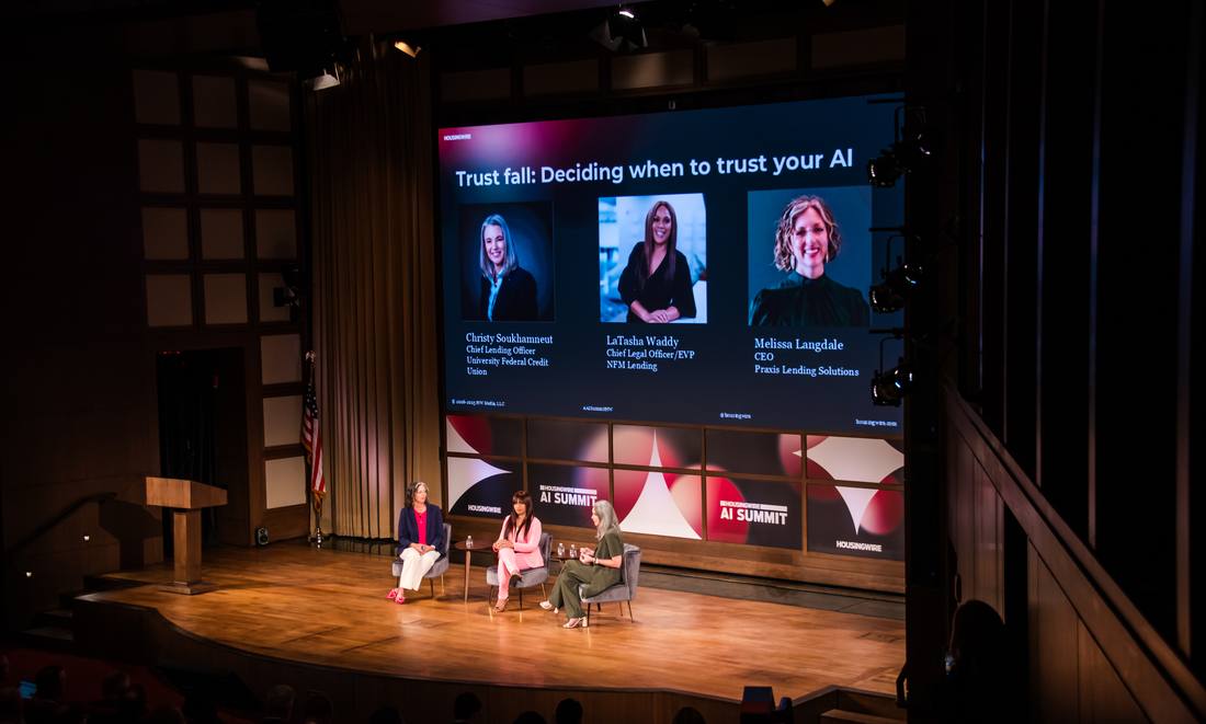 Panel discussion at the HousingWire AI Summit